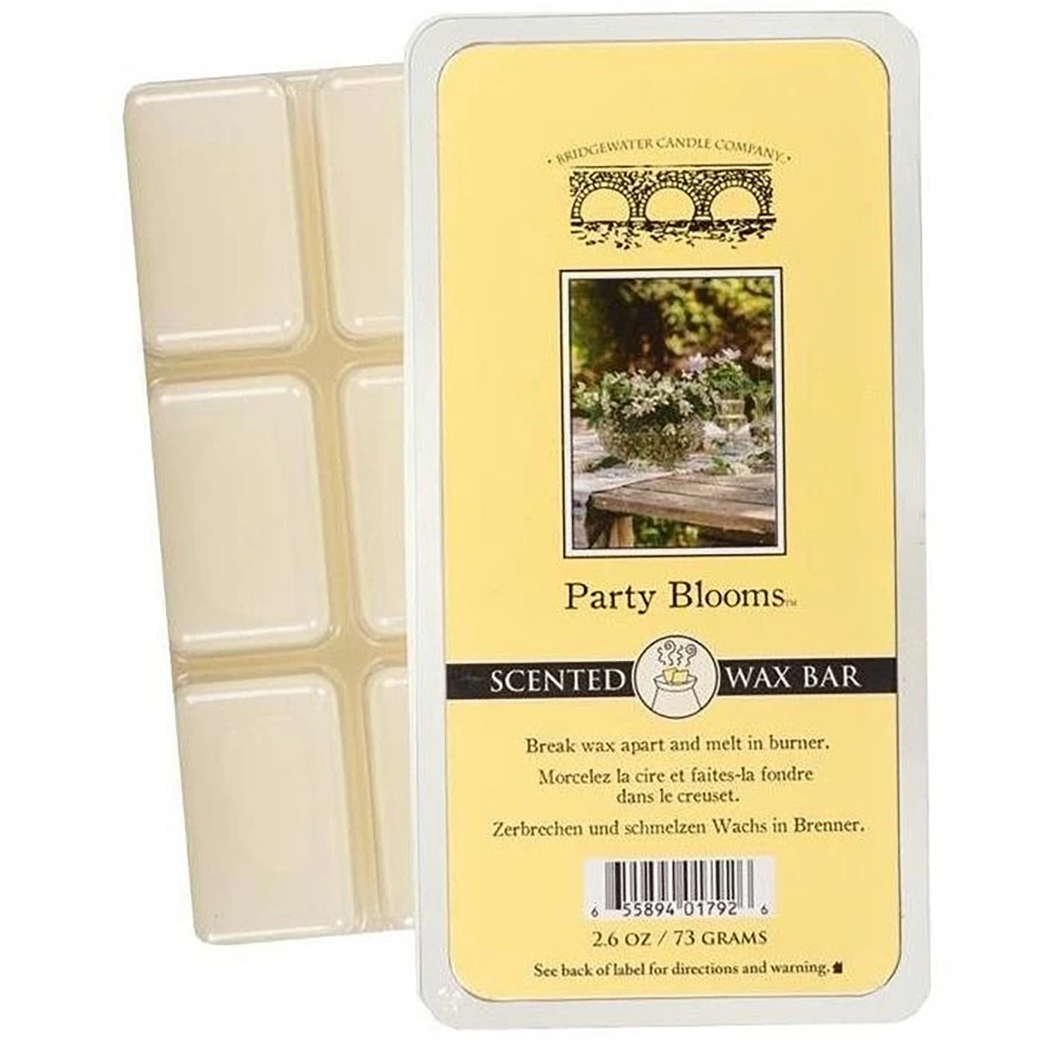 Bridgewater Candle Company Scented Wax Bar wosk zapachowy do aromaterapii 73 g - Party Blooms