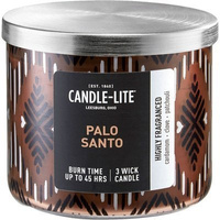 Świeca zapachowa naturalna 3 knoty - Palo Santo Candle-lite