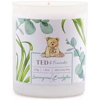 Sojowa świeczka zapachowa w szkle trawa cytrynowa eukaliptus - Lemongrass Eucalyptus Ted Friends