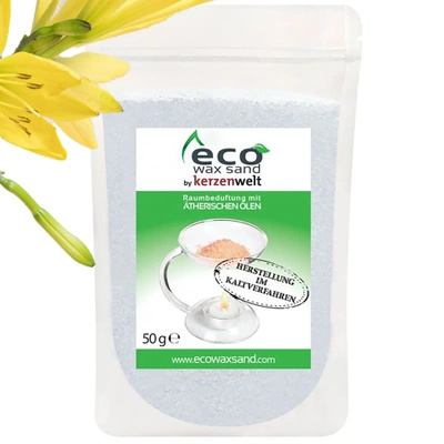 Wosk zapachowy piasek aromaterapia 50 g EcoWaxSand - Ylang Ylang