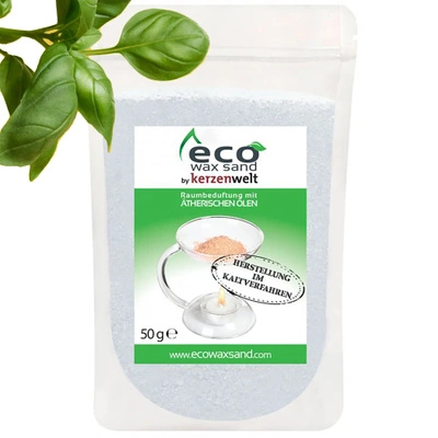 Wosk zapachowy piasek aromaterapia 50 g EcoWaxSand Bazylia