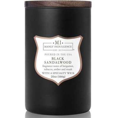 Sojowa świeca zapachowa dla mężczyzn Black Sandalwood Colonial Candle