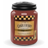 Candleberry large scented candle in glass 570 g - Apple Brown Betty™