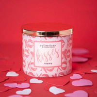Valentine's Day soy candle Kisses Colonial Candle