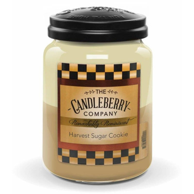 Candleberry duża świeca zapachowa w szkle 570 g - Harvest Sugar Cookie™