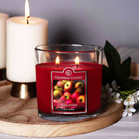 Colonial Candle medium scented oval jar candle 8 oz 226 g - Apple Orchard