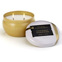 Scented candle 2 wicks - Coconut Oudwood Candle-lite