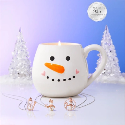 Charmed Aroma jewelry candle 425 g snowman necklace