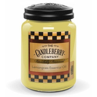 Candleberry duża świeca zapachowa w szkle 570 g - Lemongrass Essential Oil™
