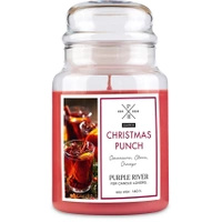 Christmas scented candle Christmas Punch Purple River 623 g