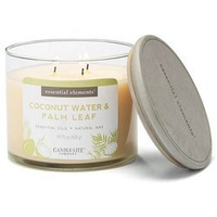 Natural scented candle 3 wicks - Coconut Water Palm Leaf Candle-lite