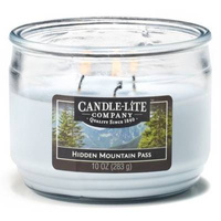 Świeca zapachowa naturalna 3 knoty - Hidden Mountain Pass Candle-lite
