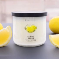 Colonial Candle Luxe large soy scented candle 3 wicks 14.5 oz 411 g - Lemon Fresh