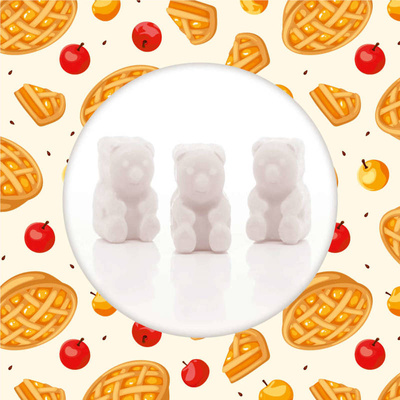 Wax melts soy scented teddy bears - Fresh Baked Apple Pie Ted Friends