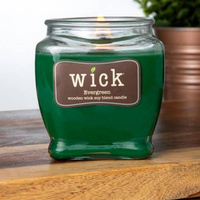 Sojowa świeca zapachowa drewniany knot Colonial Candle Wick - Evergreen